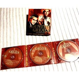 COUNTRY GREATS: ORIGINAL AMERICAN CLASSICS 3CDS Willie Nelson George Jones